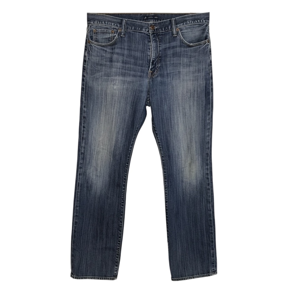 Lucky Brand Men's Straight Leg Jeans W38 L34 Medium Wash Denim